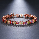 Zircon Crystal Bracelet For Women - Wedding Jewelry
