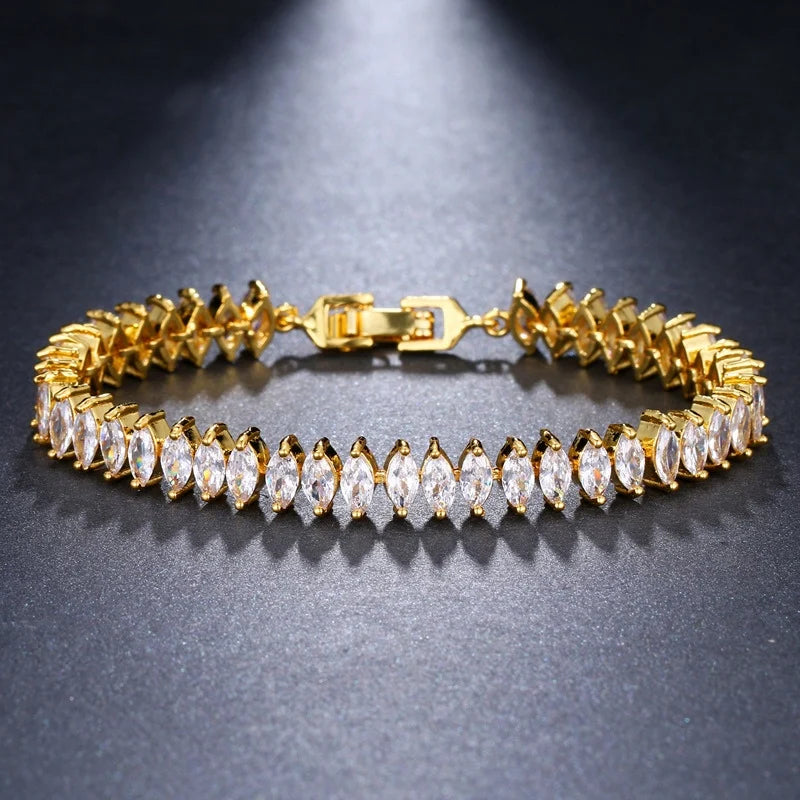 Zircon Crystal Bracelet For Women - Wedding Jewelry