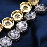Zircon Bracelet For Women Classic Chain Adjustable Bridal Wedding Jewelry