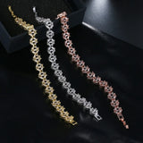 Charm Zircon Bracelet For Women Wedding Party Jewelry