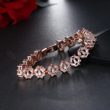 Charm Zircon Bracelet For Women Wedding Party Jewelry