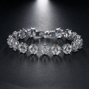Charm Zircon Bracelet For Women Wedding Party Jewelry