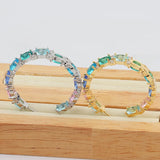 Multicolor CZ Hoop Earrings for Women Bridal Gift