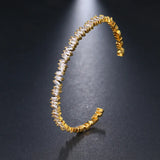 Baguette CZ Crystal Bracelet Bangle