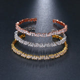 Baguette CZ Crystal Bracelet Bangle