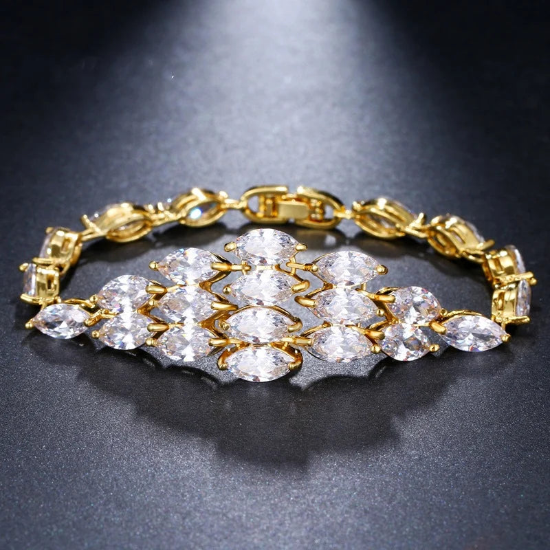 Crystal Zircon Wrap Bracelet For Women