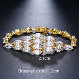 Crystal Zircon Wrap Bracelet For Women