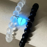 Luminous Couple Bracelet Magnetic Attachment Crown