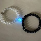 Luminous Couple Bracelet Magnetic Attachment Crown