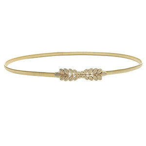 Vintage Style Elastic Waist Chain with Interlock Buckle