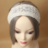Lace Flower Elastic Headband for Women Girls