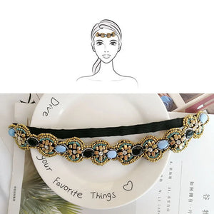 Colorful Rhinestone Headband for Women