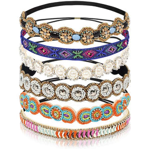 Colorful Rhinestone Headband for Women