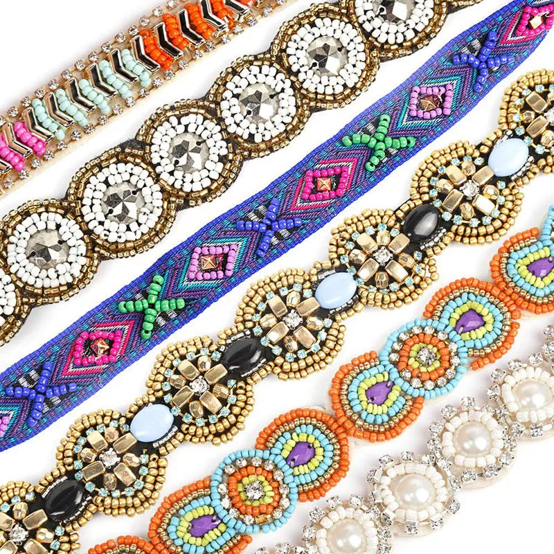 Colorful Rhinestone Headband for Women