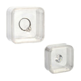 Elasticity Membrane Jewelry Storage Box Clear Container Rack