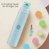 Electric Baby Nail Trimmer Infant Manicure Scissors