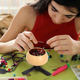 Electric Bead Spinner Kit, Bead Spinner Bowl & 2 Needles, Jewelry Making Tool