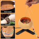 Electric Bead Spinner Kit with Needles, Jewelry Making Tool for Seed Bead