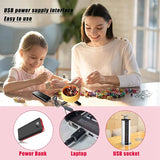 Adjustable Speed Electric Bead Spinner Bowl Kit for Jewelry Making