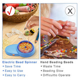 Electric Bead Spinner Kit, Automatic Beading Beads With 3 Rotate Bowl