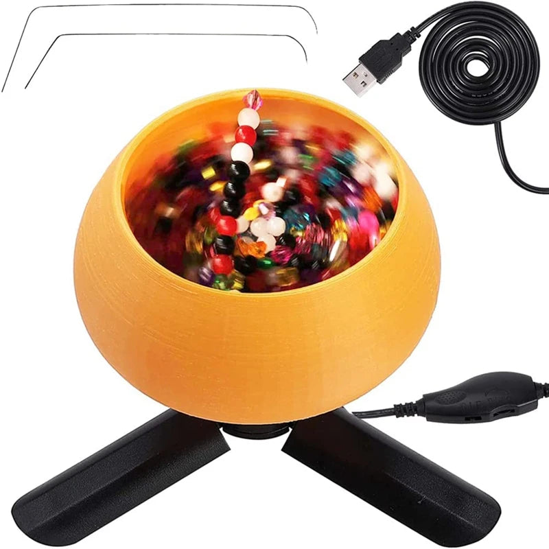 Adjustable Speed Bead Spinner Kit for Jewelry Making