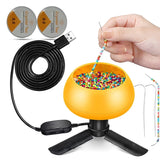 Electric Beads Spinner Kit Bead Spinner Bowl for Seed Beads