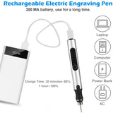 Electric Engraving Pen Kit with 35 Bits