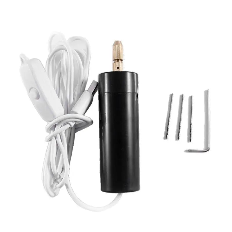 5V Electric Hand Drill Wrench Mini Drill USB Craft Tool DIY Jewelry Making