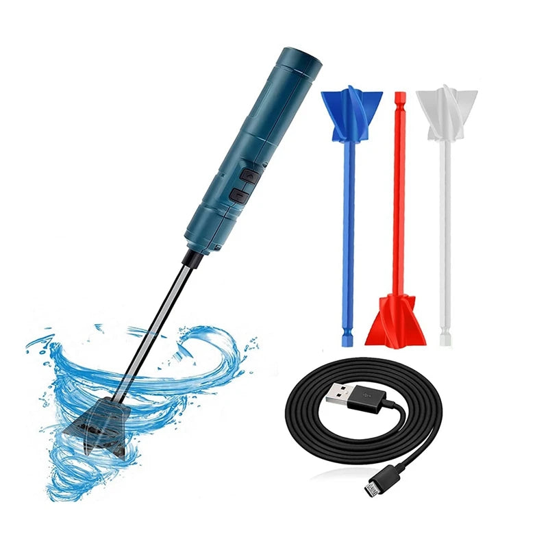 Rechargeable Electric Mixer with 4 Paddle Set
