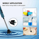 Rechargeable Electric Mixer with 4 Paddle Set