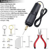 Electric Resin Drill Kit with 10 Drill Bits