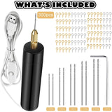 Electric Resin Drill Set with Eye Screws and Drill Bits Kit