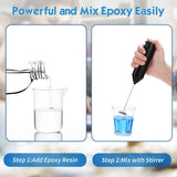 Electric Resin Mixer For Epoxy Resin, Small Mixing Tool With Bracket