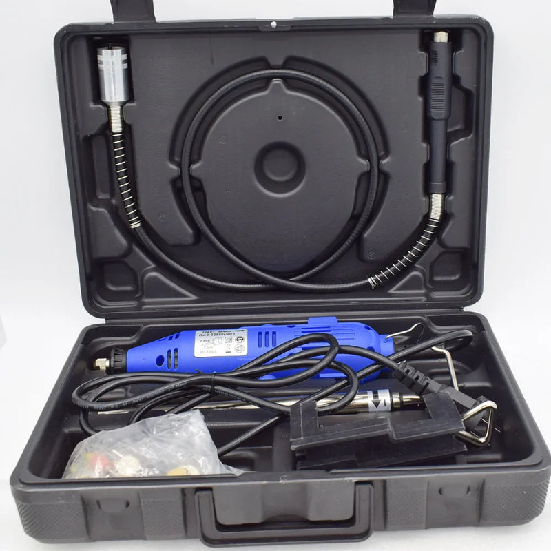 Electric Rotary Grinder Grinding Drill Set Kit Jewelry DIY Flexible Shaft Tools