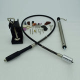Electric Rotary Grinder Grinding Drill Set Kit Jewelry DIY Flexible Shaft Tools
