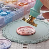 Electric Sealing Wax Furnace with Spoon - Wax Seal Stamp Set