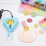 Electric Sealing Wax Furnace with Spoon - Wax Seal Stamp Set