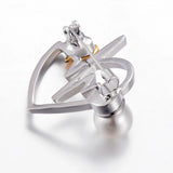 Heart Brooch Cremation Jewelry Pearl Ashes Keepsake