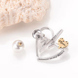Heart Brooch Cremation Jewelry Pearl Ashes Keepsake