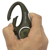 Electronic Altimeter Carabiner Handheld Thermometer Outdoor Gadget