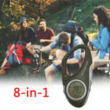 Electronic Altimeter Carabiner Handheld Thermometer Outdoor Gadget