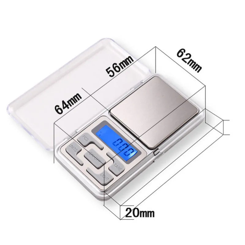 LCD Display Mini Pocket Digital Scale 200g*0.01g Weight Scales