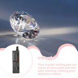 Electronic Rhinestone Tester Handheld 9V Hardness Test Pen Indicator