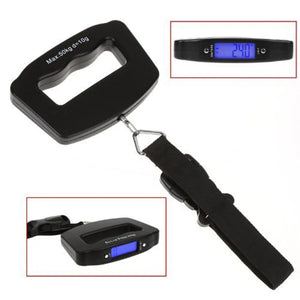 50kg/10g Portable Scale for Suitcase Luggage with Hook