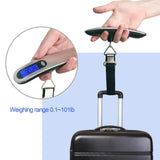 Portable Electronic Scale 50kg Stainless Steel Luggage Diamond Jewelry Precision