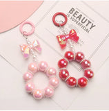 Colorful Beaded Bows Keychain for Airpods Pendant