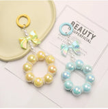 Colorful Beaded Bows Keychain for Airpods Pendant