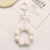 Colorful Beaded Bows Keychain for Airpods Pendant
