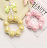 Colorful Beaded Bows Keychain for Airpods Pendant