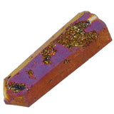 Crystal Geode Druzy Agate Hexagonal Column Point Wand